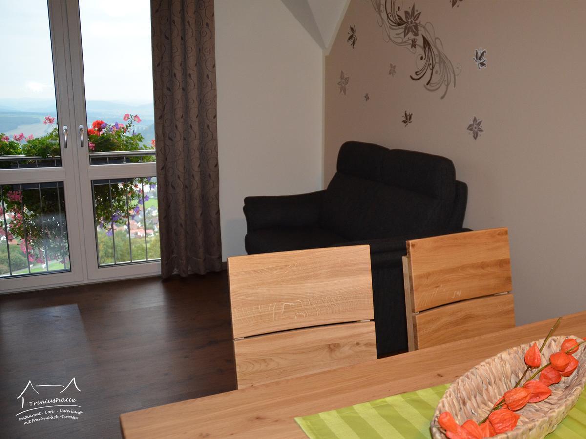 Die Triniushütte Thüringens schönste Aussicht Rauenstein Habitación foto