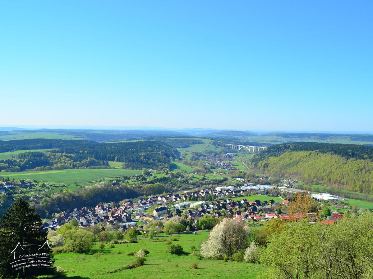 Die Triniushütte Thüringens schönste Aussicht Rauenstein Habitación foto